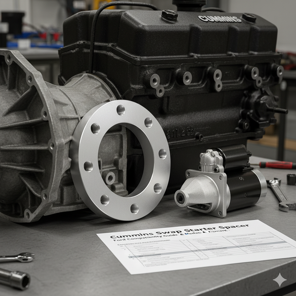 Cummins Swap Starter Spacer Ford Compatibility Guide Models & Fitment