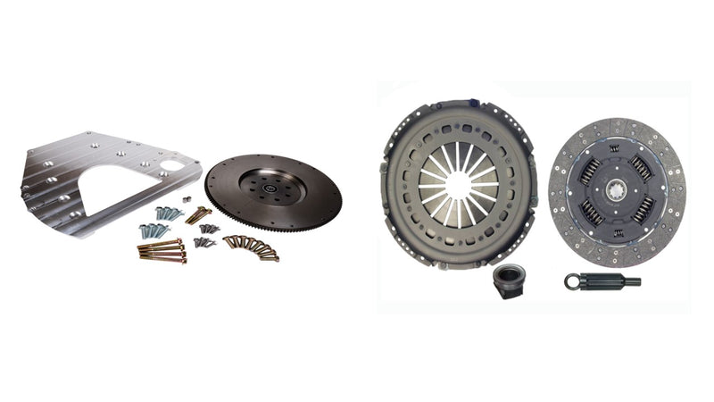 12/24v Cummins to 460 BBF ZF5 /Flywheel/Stage 1 Clutch(350hp)