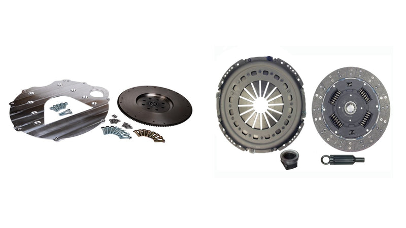 12/24v Cummins to ZF6 6.0/6.4 S6-750/Flywheel/Stage 2 Clutch(450hp)