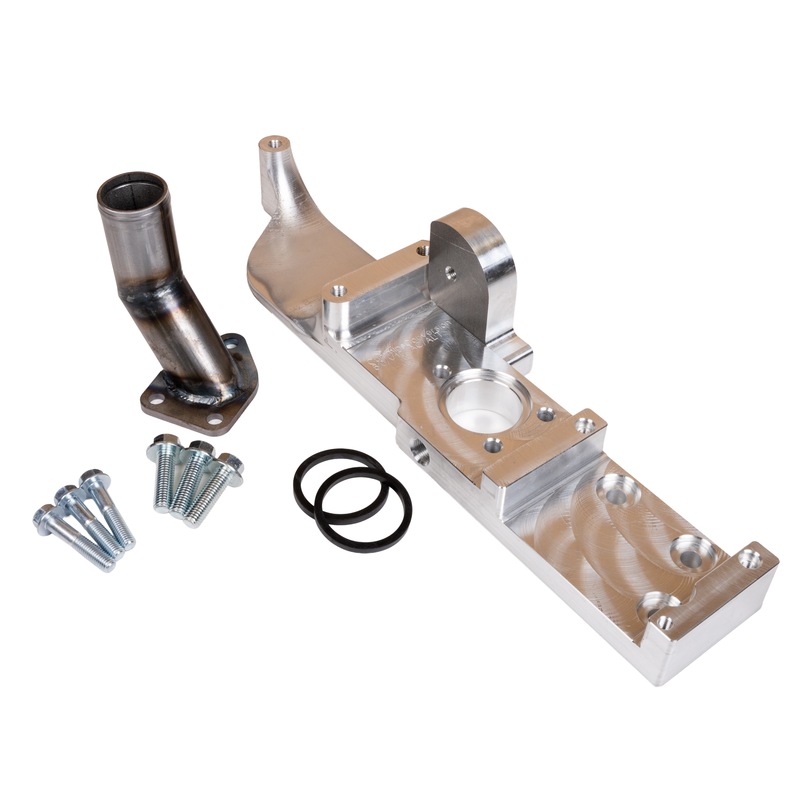 99-10 Ford Gas Ac/Alt Bracket Use Factory Diesel Alt and Gas Ac Compressor Rev 2.0 AC and alternator bracket — Cummins Conversion, Blaine MN